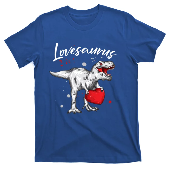 Lovesaurus Valentines Day Tmeaningful Giftrex Dinosaur Vmeaningful Giftday Cute T-Shirt