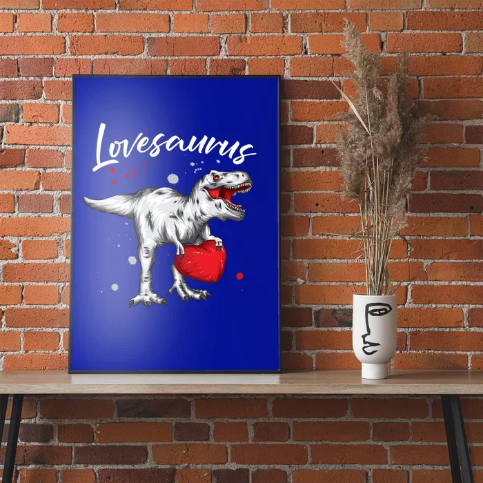 Lovesaurus Valentines Day Tmeaningful Giftrex Dinosaur Vmeaningful Giftday Cute Poster