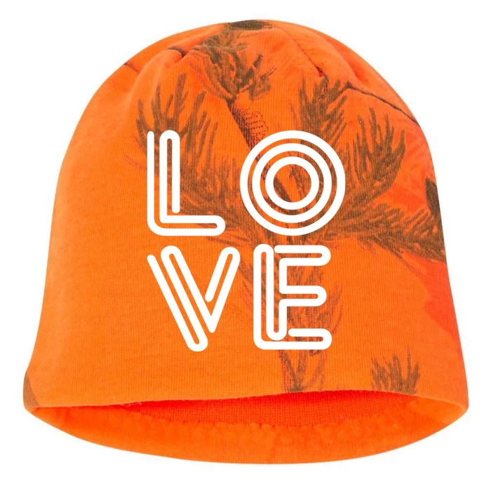 Love Valentines Day Word Logo Kati - Camo Knit Beanie