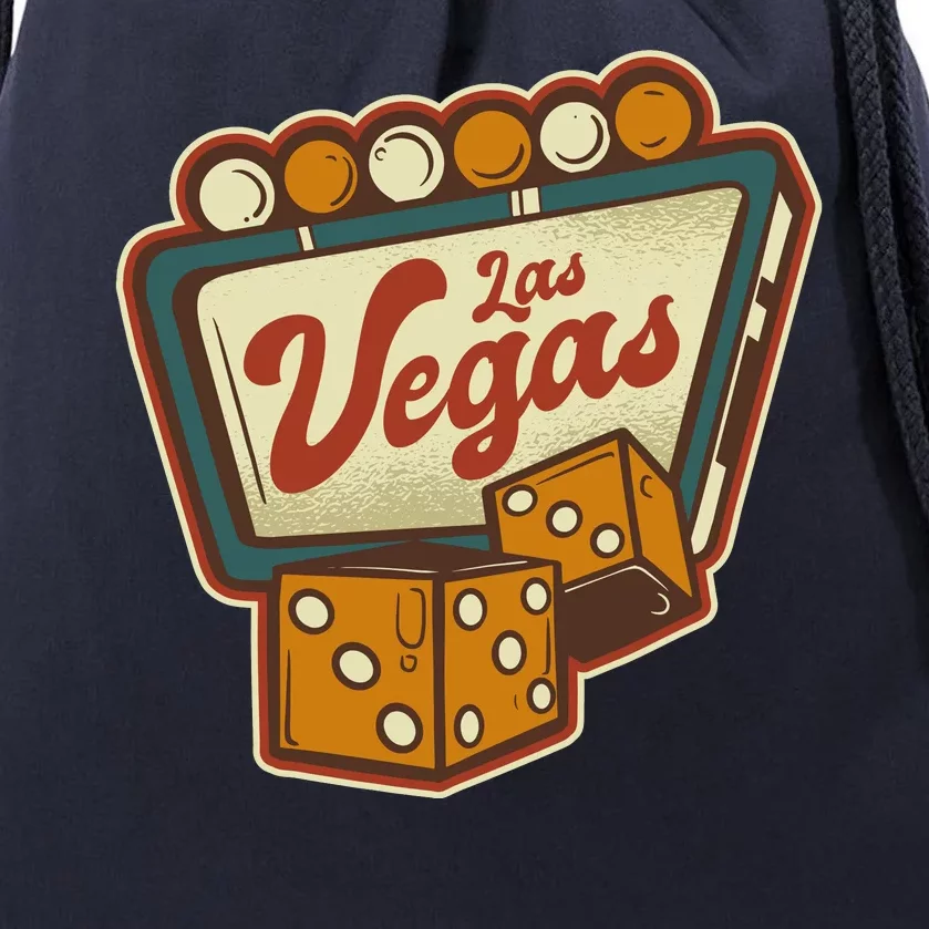 Las Vegas Dice Drawstring Bag