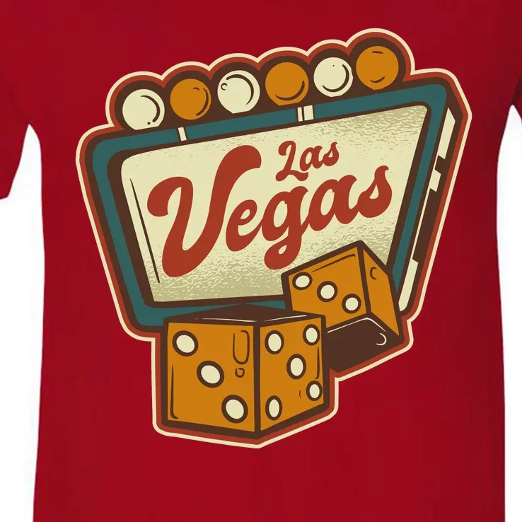 Las Vegas Dice V-Neck T-Shirt