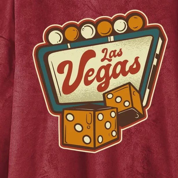 Las Vegas Dice Hooded Wearable Blanket