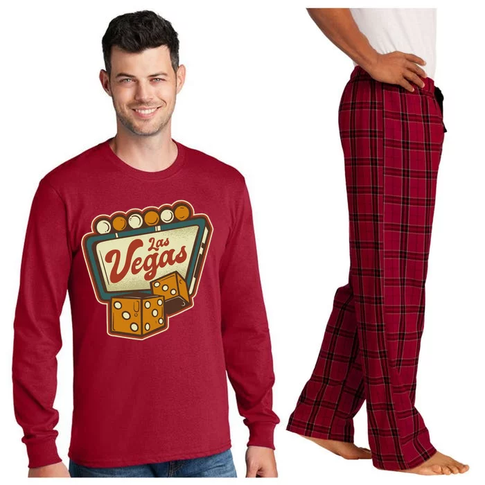 Las Vegas Dice Long Sleeve Pajama Set