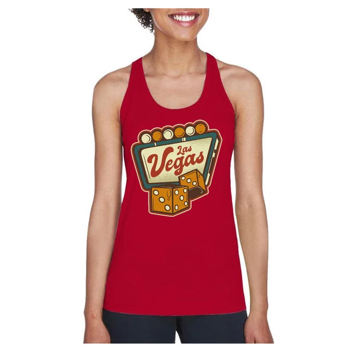 Las Vegas Dice Women's Racerback Tank