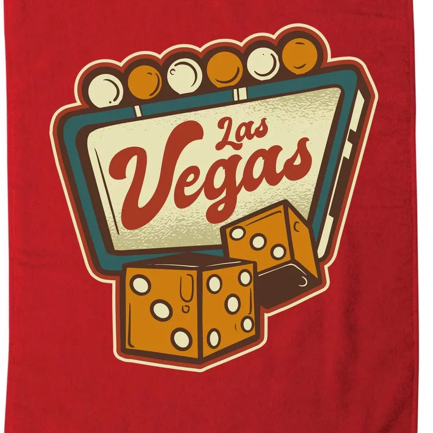 Las Vegas Dice Platinum Collection Golf Towel