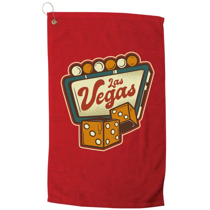 Las Vegas Dice Platinum Collection Golf Towel