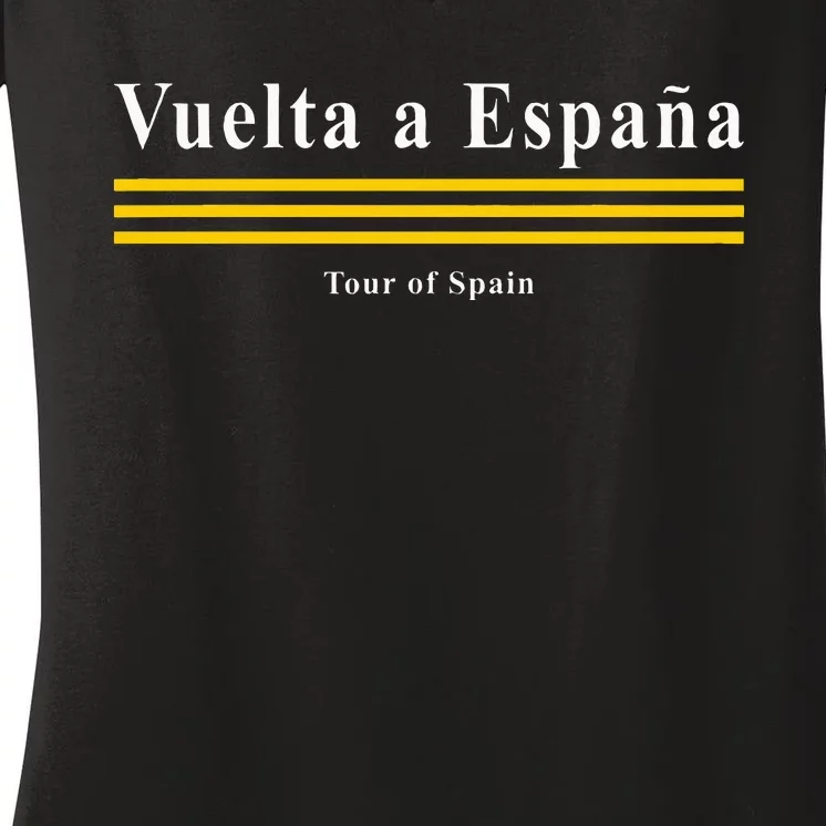 La Vuelta Espana Cycling Women's V-Neck T-Shirt