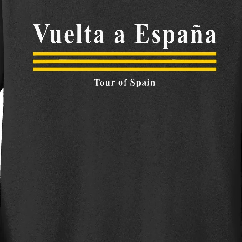 La Vuelta Espana Cycling Kids Long Sleeve Shirt