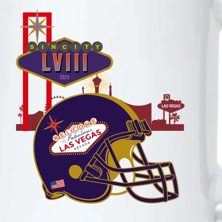 Las Vegas Football Party 2024 Football Black Color Changing Mug