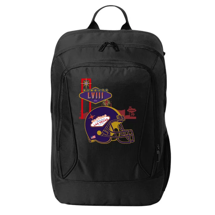 Las Vegas Football Party 2024 Football City Backpack