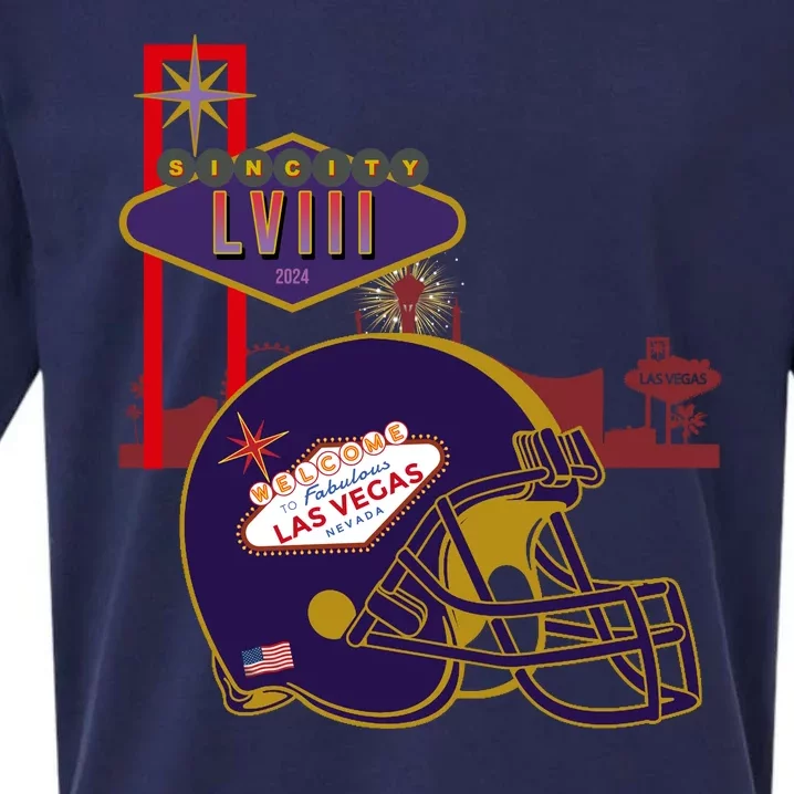 Las Vegas Football Party 2024 Football Sueded Cloud Jersey T-Shirt