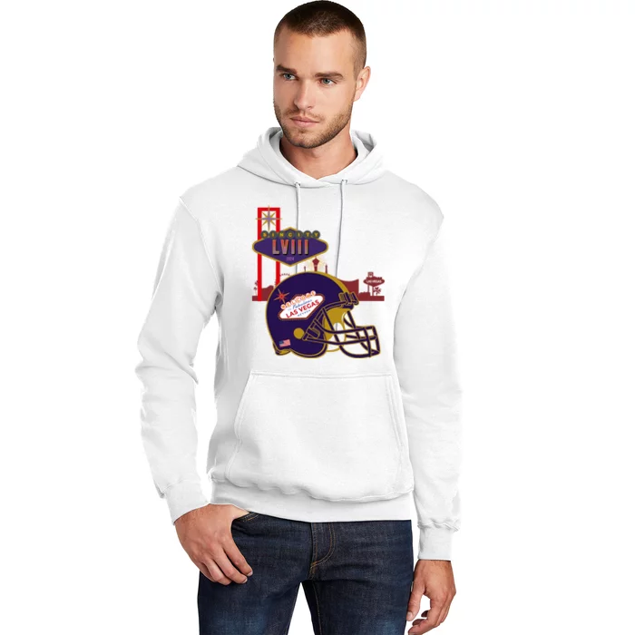 Las Vegas Football Party 2024 Football Hoodie