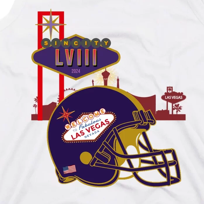 Las Vegas Football Party 2024 Football Tank Top