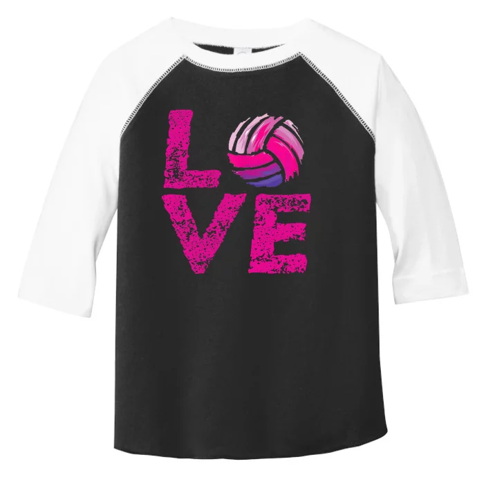 Love Volleyball Gifts For Volleyball Fans Teen Girl Wo Toddler Fine Jersey T-Shirt