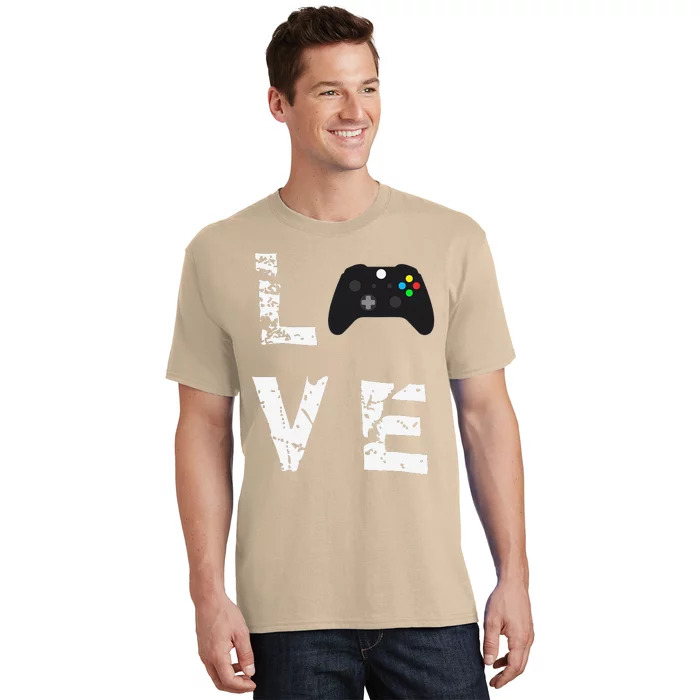 Love Video Games Valentine's Day Funny T-Shirt