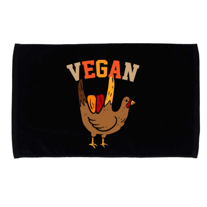 Lovin Vegans Gobble Til You Wobble Feast Mode Cute Gift Microfiber Hand Towel