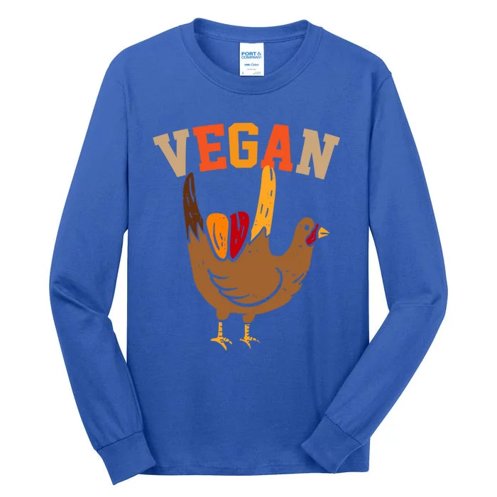 Lovin Vegans Gobble Til You Wobble Feast Mode Cute Gift Tall Long Sleeve T-Shirt