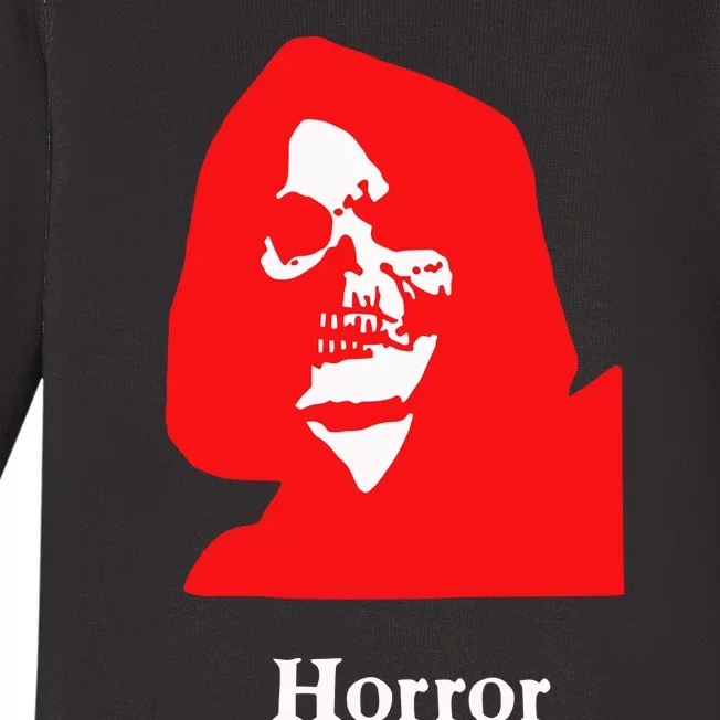 Lunchmeat Vhs Horror Reaper Baby Long Sleeve Bodysuit