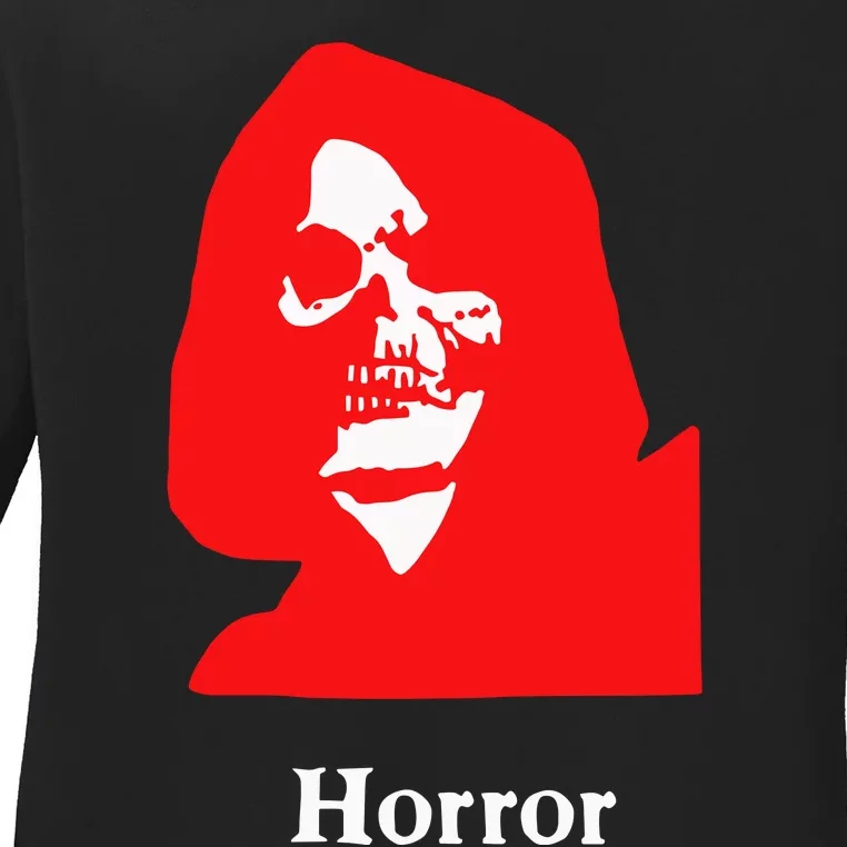 Lunchmeat Vhs Horror Reaper Ladies Long Sleeve Shirt