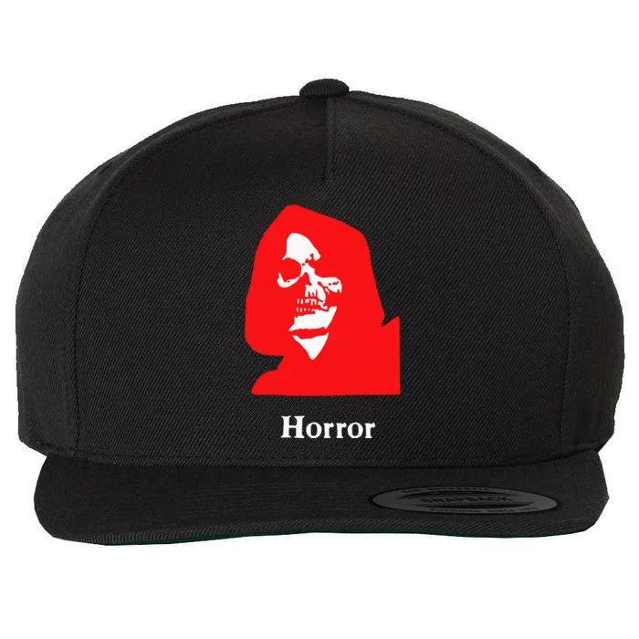 Lunchmeat Vhs Horror Reaper Wool Snapback Cap