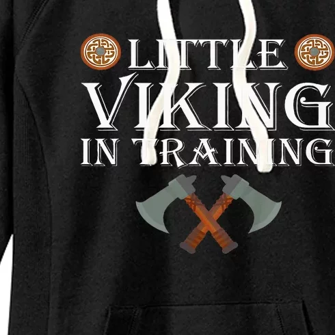 Little Viking In Training Viking Child Women's Fleece Hoodie