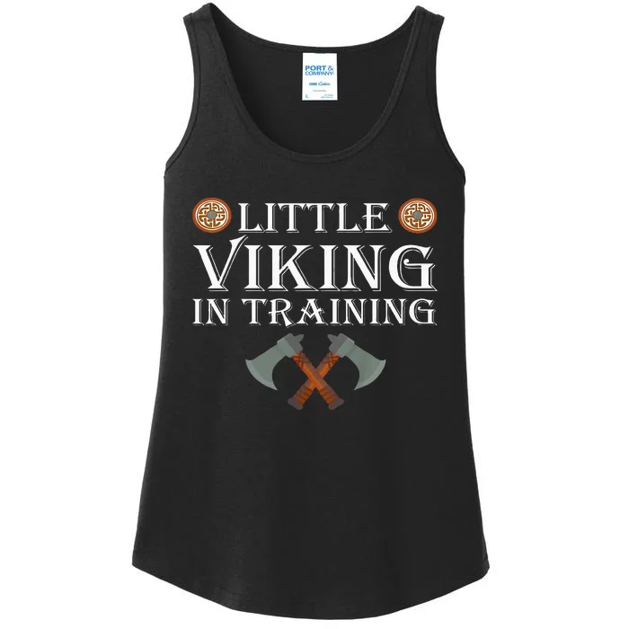 Little Viking In Training Viking Child Ladies Essential Tank