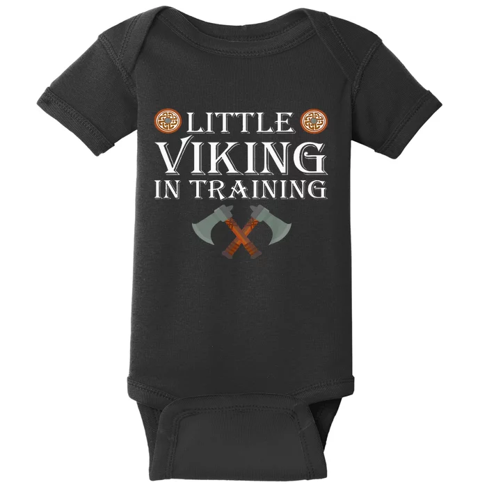 Little Viking In Training Viking Child Baby Bodysuit