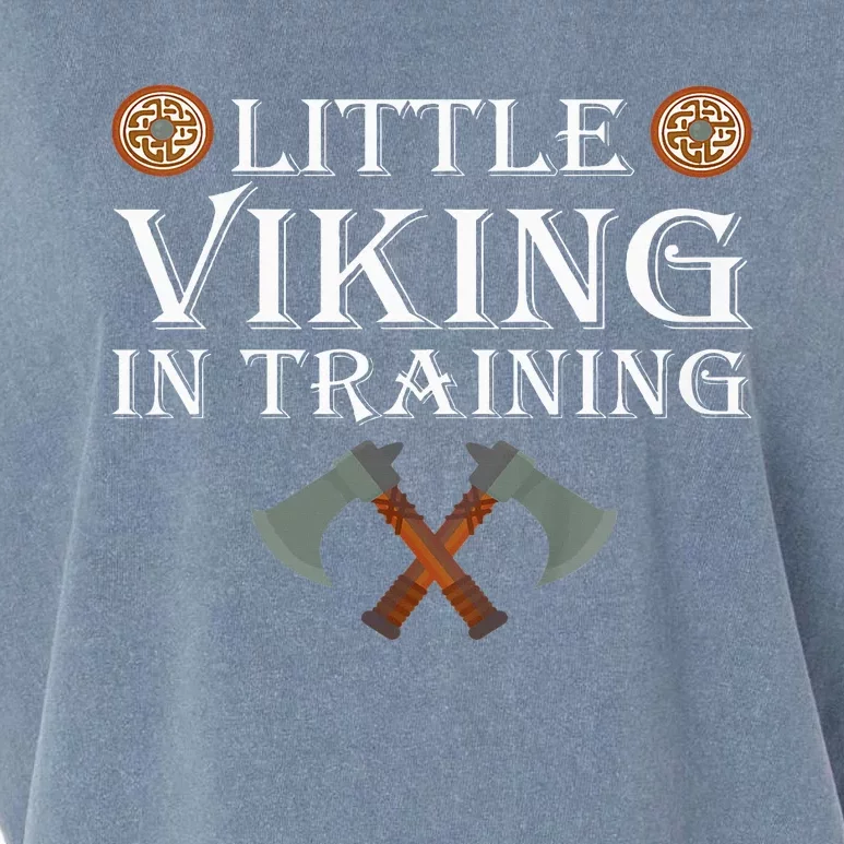 Little Viking In Training Viking Child Garment-Dyed Women's Muscle Tee