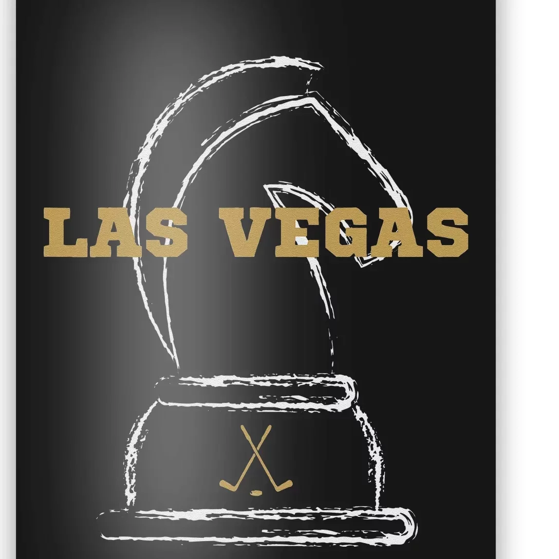 Las Vegas Ice Hockey Sports Team Golden Novelty Athletic Poster