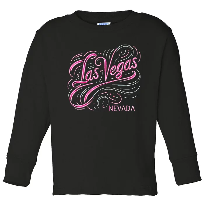 Las Vegas Love Baby Holidays In Vegas Sounenirs Toddler Long Sleeve Shirt