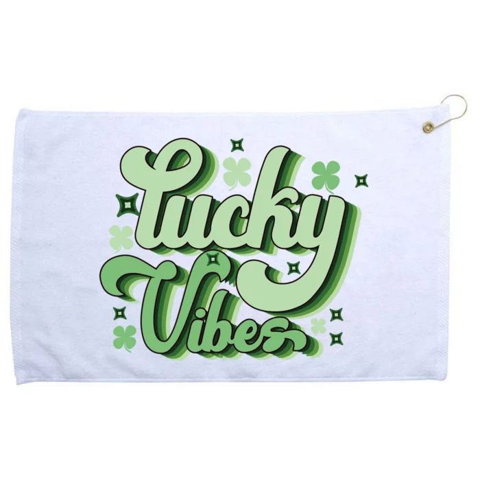 Lucky Vibes Grommeted Golf Towel