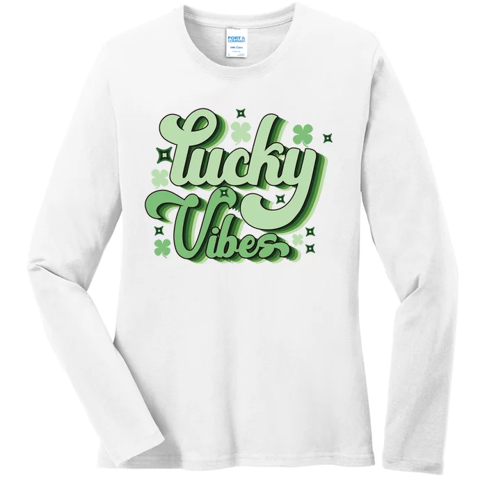 Lucky Vibes Ladies Long Sleeve Shirt