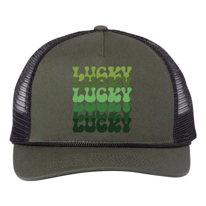 Lucky Vibes Retro Rope Trucker Hat Cap