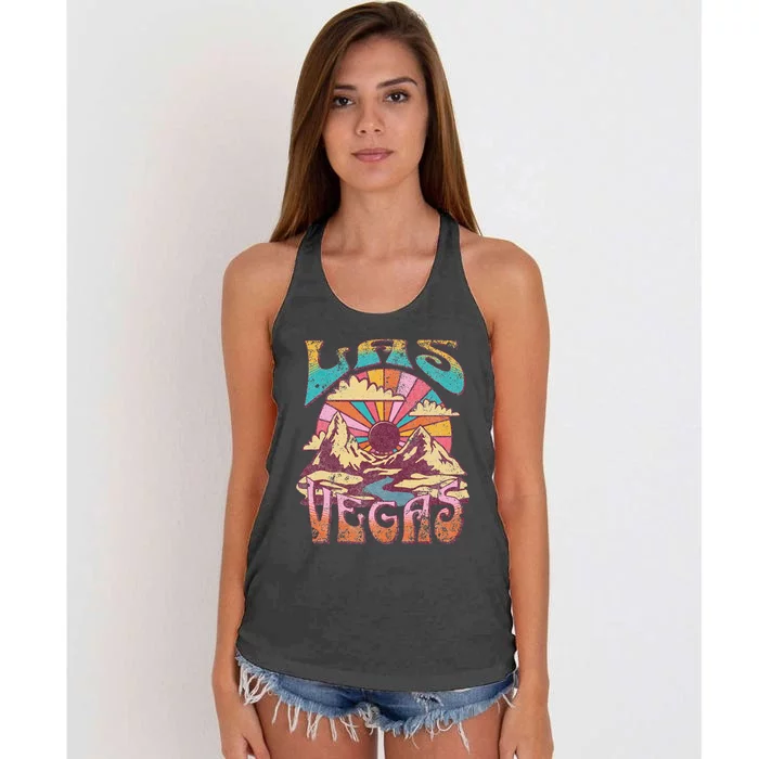 Las Vegas Women's Knotted Racerback Tank