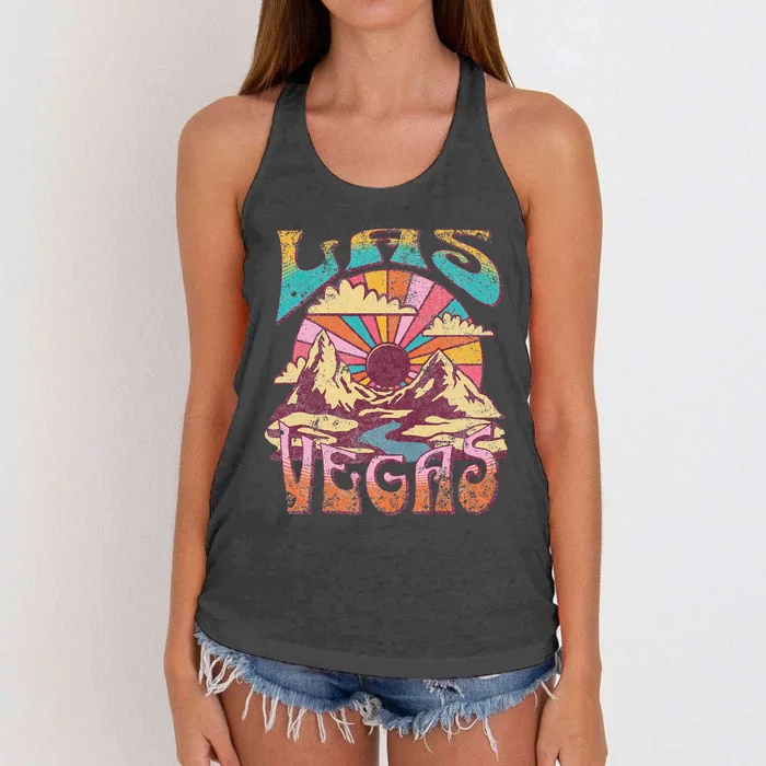 Las Vegas Women's Knotted Racerback Tank