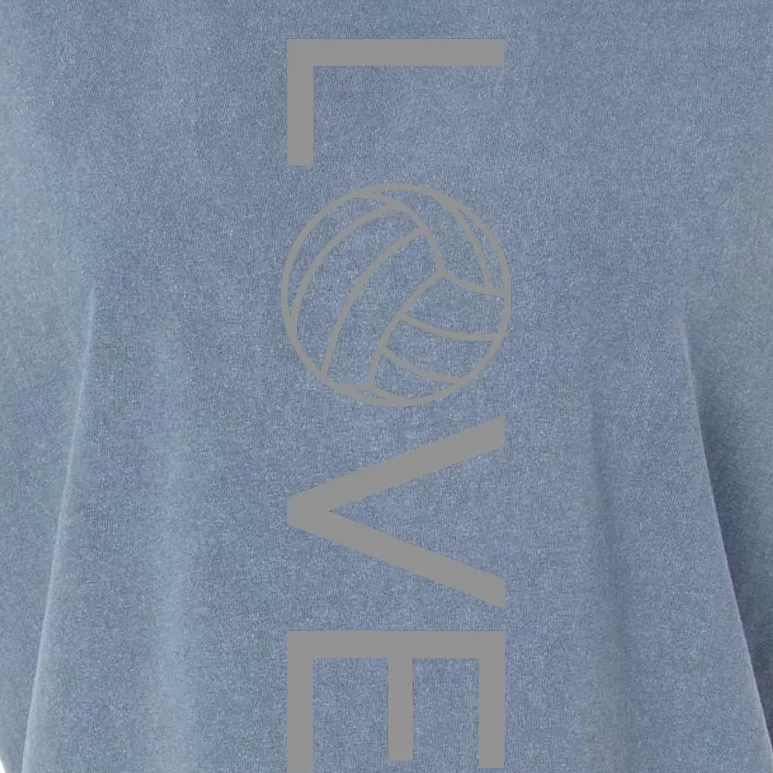 Love Volleyball Garment-Dyed Women's Muscle Tee