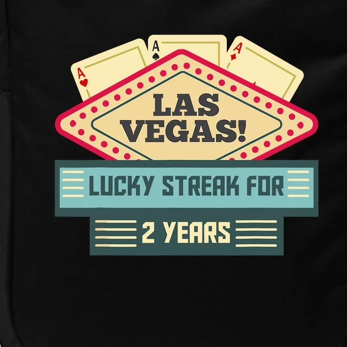 Las Vegas! Lucky Streak For 2 Years Couples Anniversary Impact Tech Backpack