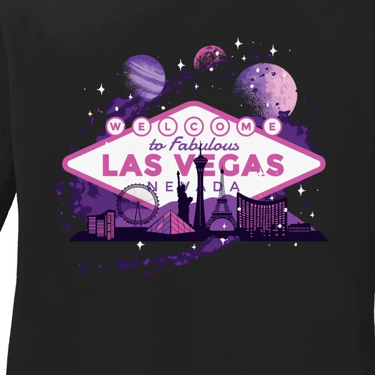 Las Vegas Ladies Long Sleeve Shirt