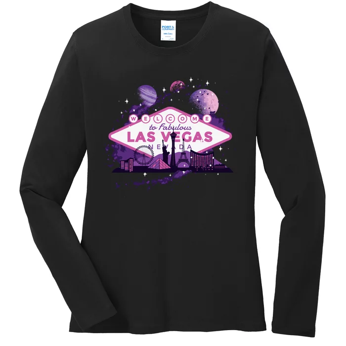 Las Vegas Ladies Long Sleeve Shirt