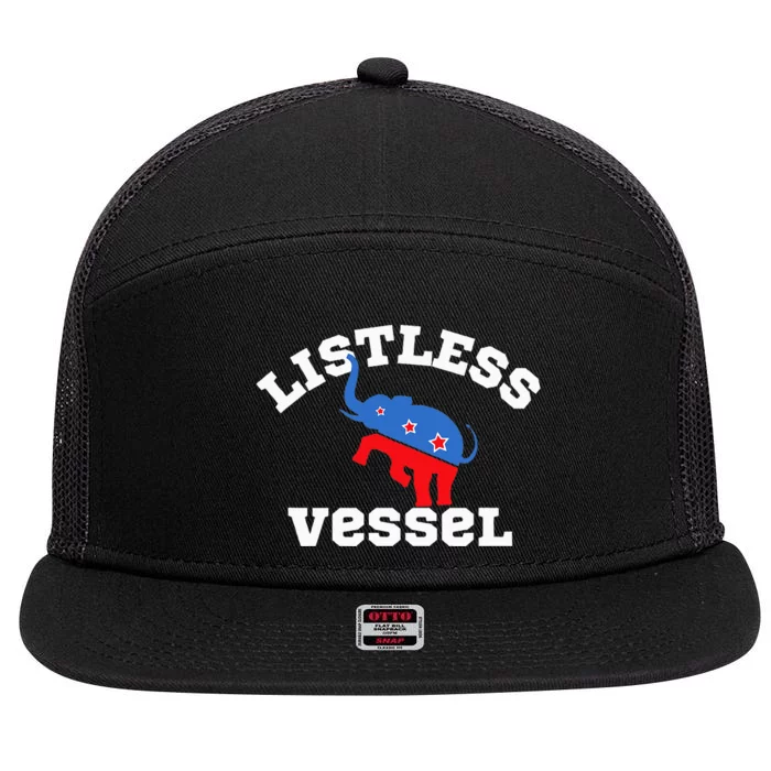 Listless Vessel 7 Panel Mesh Trucker Snapback Hat