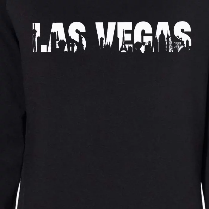 Las Vegas Nevada Nv Skyline Retro Style 70s 80s Womens California Wash Sweatshirt