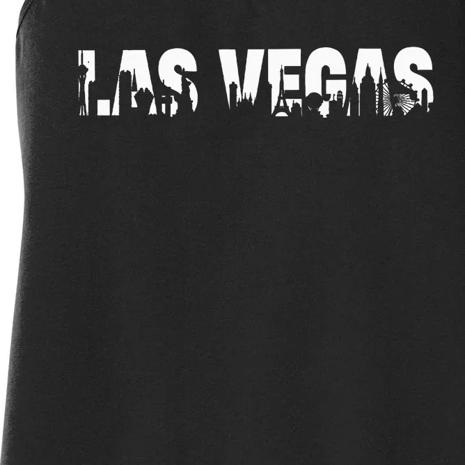 Las Vegas Nevada Nv Skyline Women's Racerback Tank