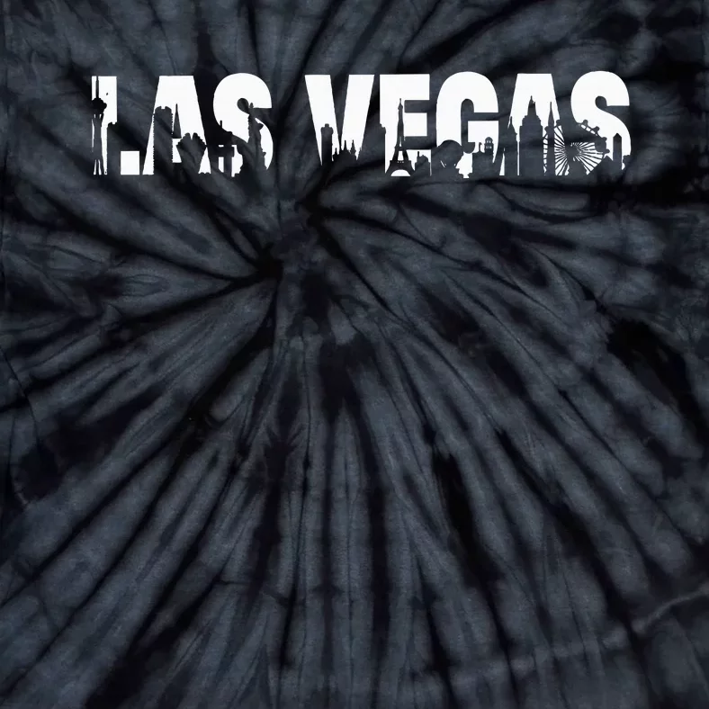 Las Vegas Nevada Nv Skyline Tie-Dye T-Shirt