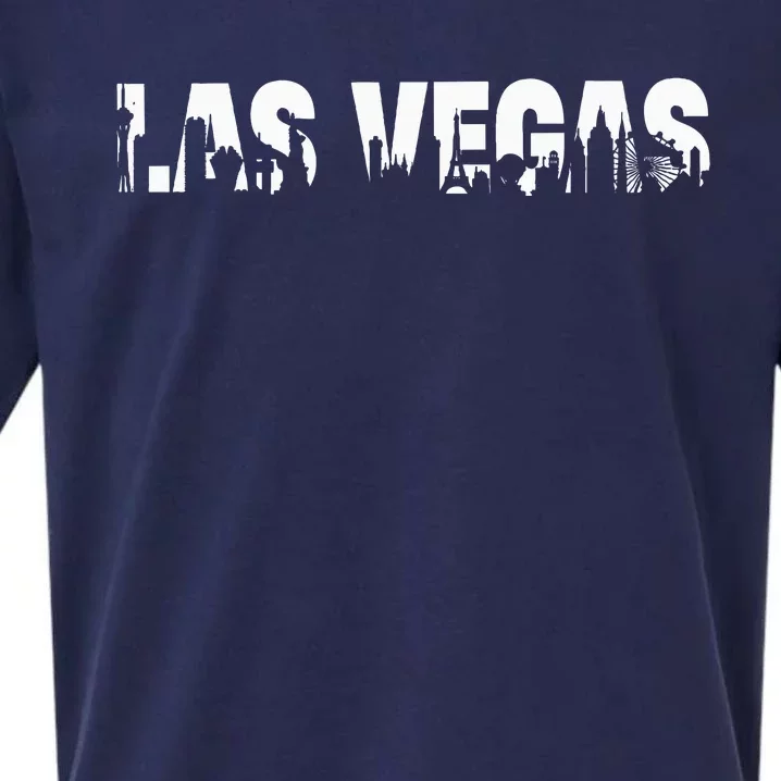 Las Vegas Nevada Nv Skyline Sueded Cloud Jersey T-Shirt