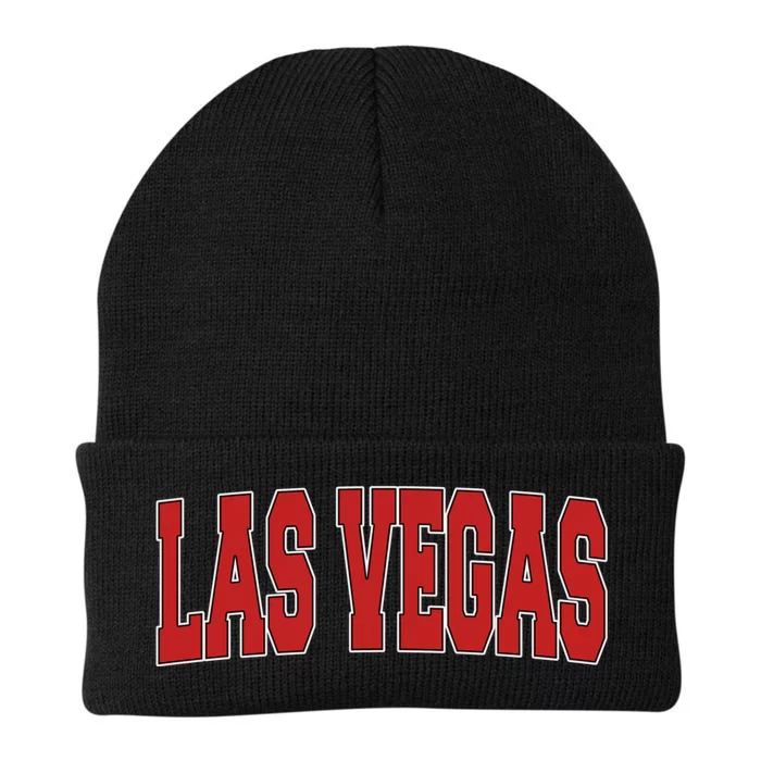 LAS VEGAS NV NEVADA Varsity Style USA Vintage Sports Knit Cap Winter Beanie