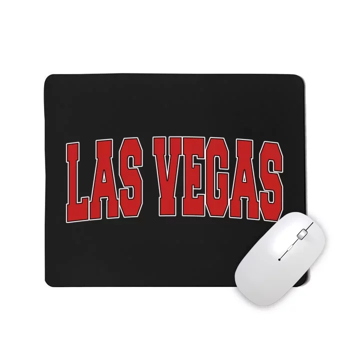 LAS VEGAS NV NEVADA Varsity Style USA Vintage Sports Mousepad