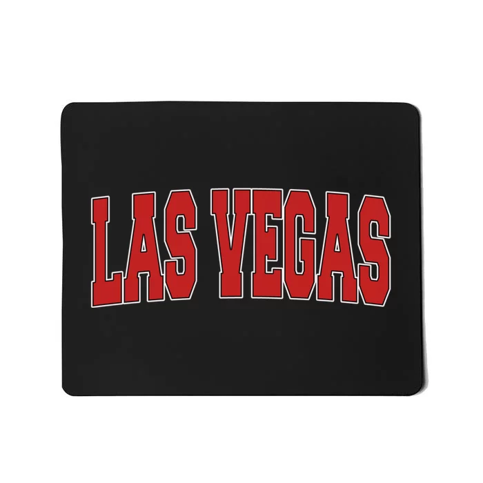 LAS VEGAS NV NEVADA Varsity Style USA Vintage Sports Mousepad