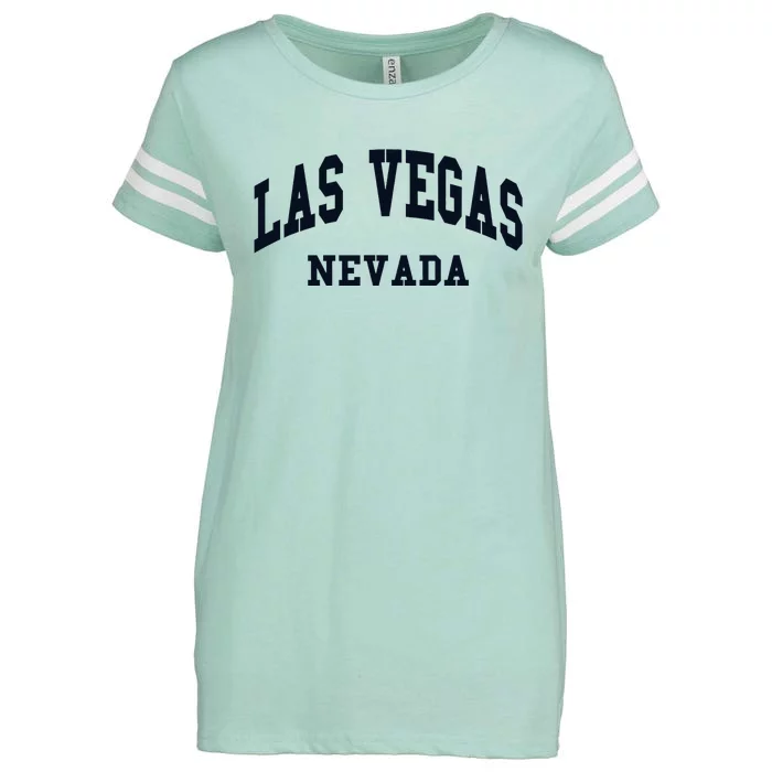 Las Vegas Nevada Throwback Design Classic Enza Ladies Jersey Football T-Shirt