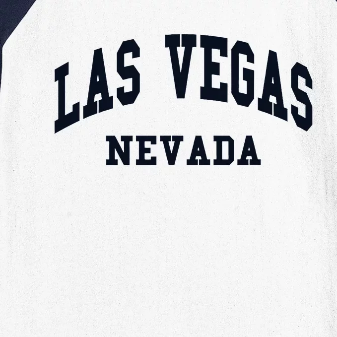 Las Vegas Nevada Throwback Design Classic Baseball Sleeve Shirt