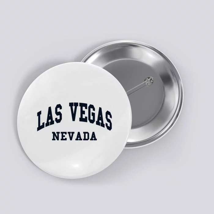 Las Vegas Nevada Throwback Design Classic Button